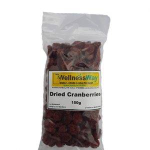 Wellnessway-Dried Cranberries 150g