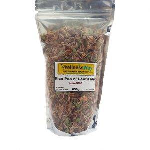 Wellnessway-Rice Pea n' Lentil Mix 650g